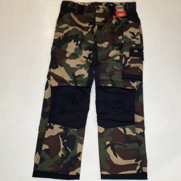 Dickies Pants Men's 36 x 32 GDT Premium Camo Double Knee Work Wear Performance - Picture 1 of 5